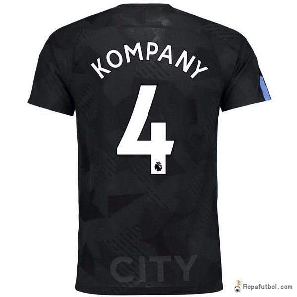 Camiseta Manchester City Replica Tercera Ropa Kompany 2017/18